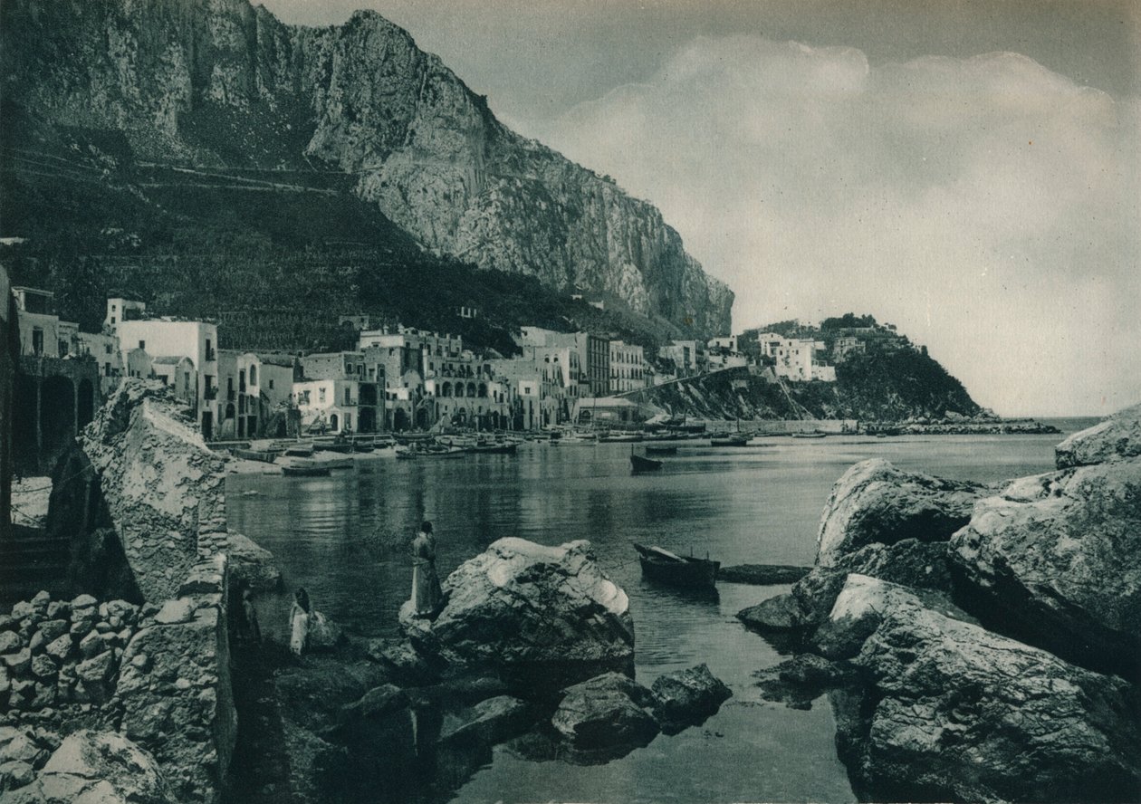 Marina Grande, Capri, Italien, 1927 av Eugen Poppel