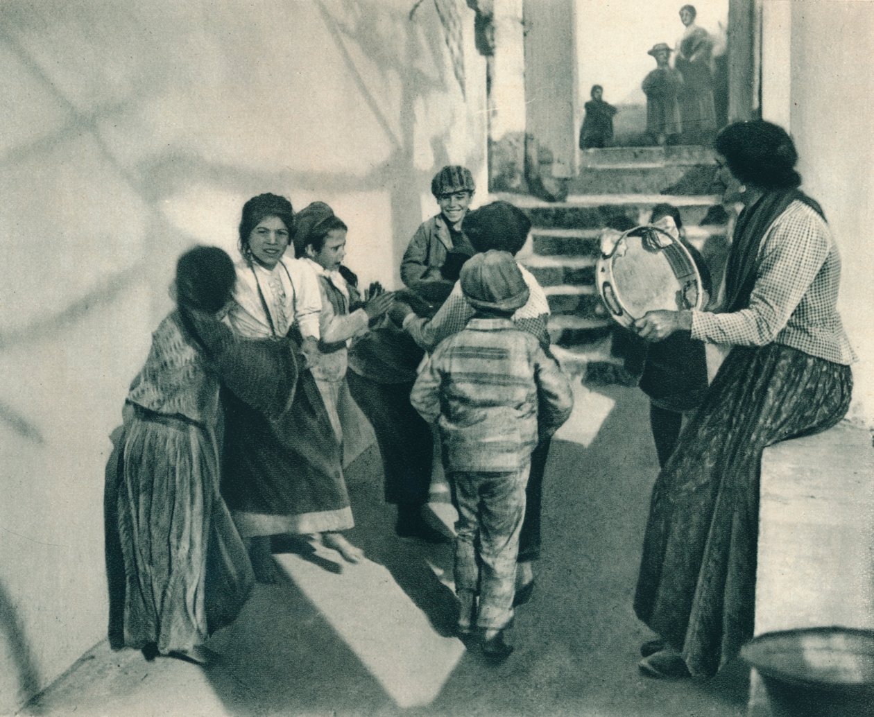 Tarantella, Capri, Italien, 1927 av Eugen Poppel