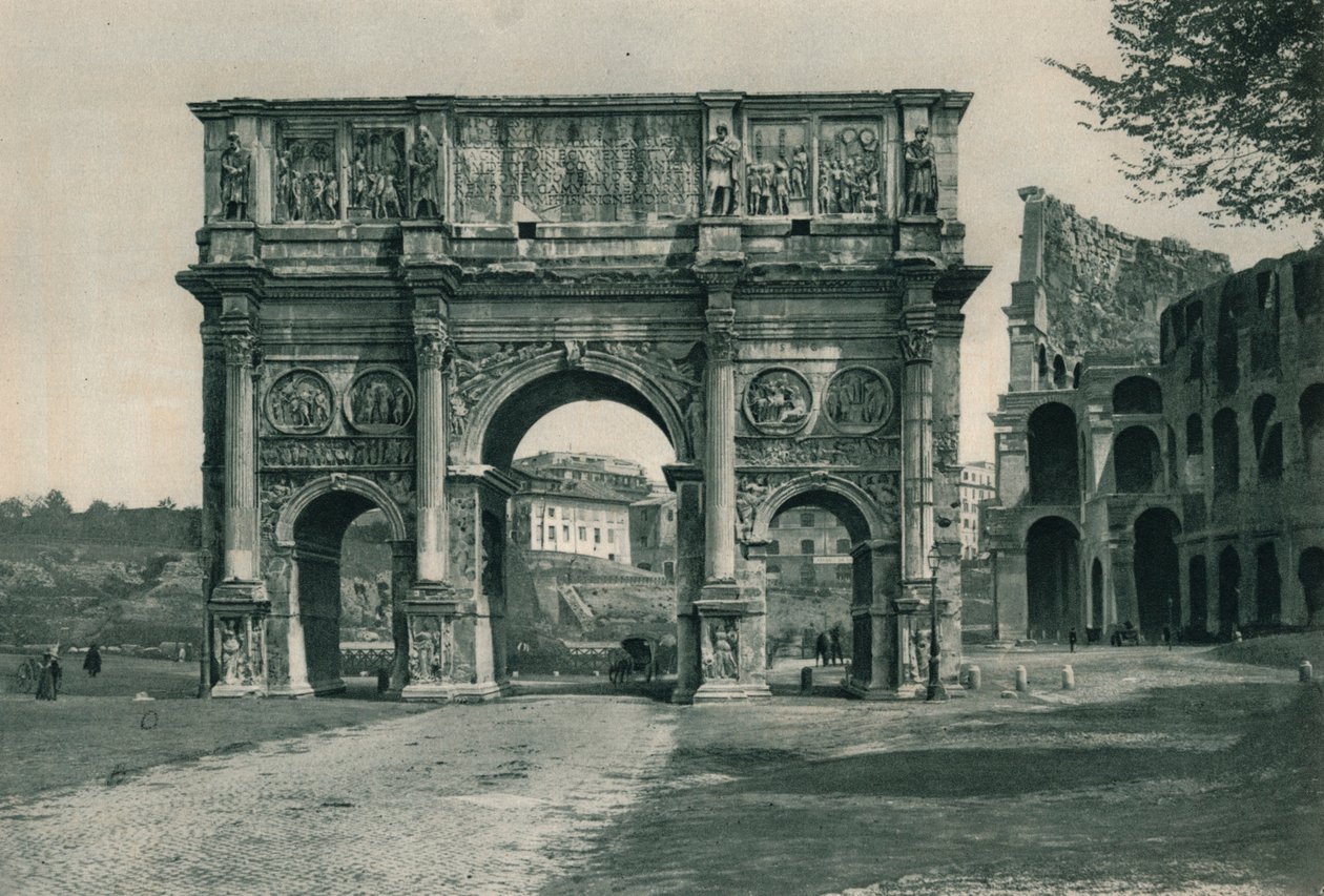 Konstantinbågen, Rom, Italien, 1927 av Eugen Poppel