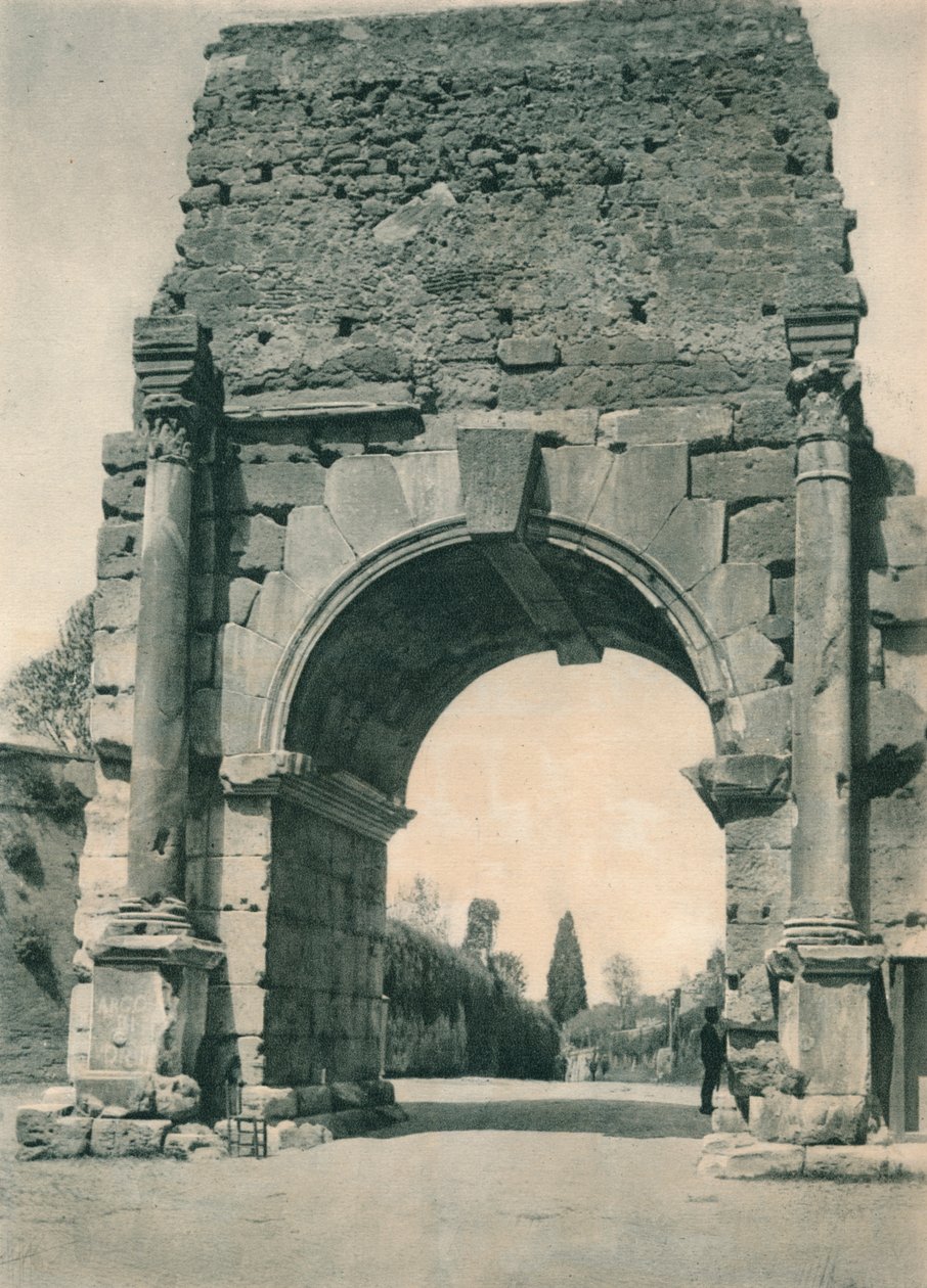 Drusus båge, Rom, c1926 1927 av Eugen Poppel