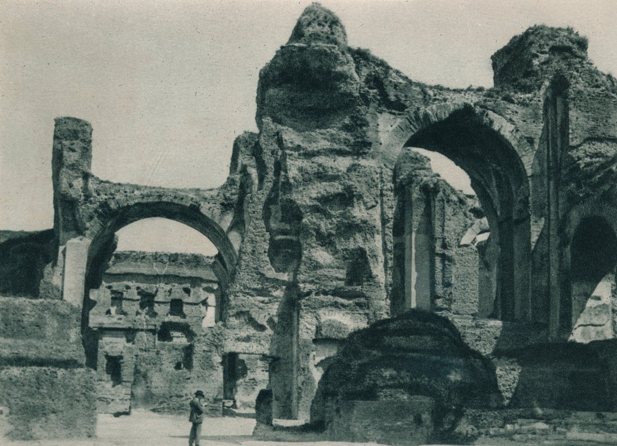The Baths of Caracalla, Rom, Italien, 1927 av Eugen Poppel