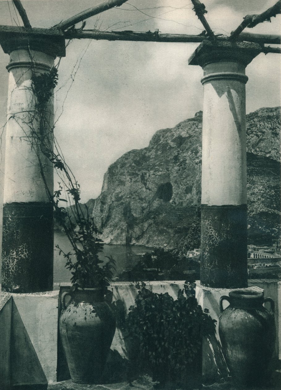 Utsikt över Monte Solaro, Capri, Italien, 1927 av Eugen Poppel