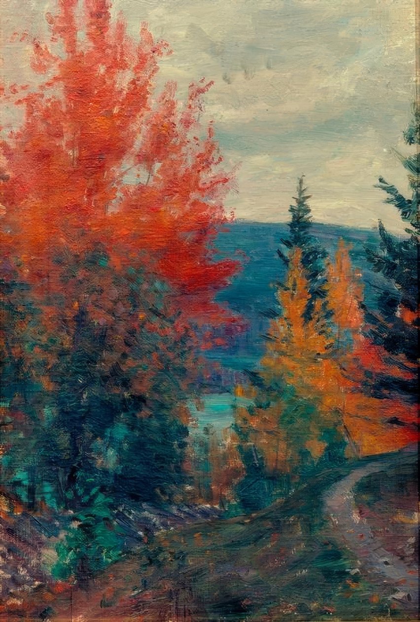 Höstfärger, Valdres av Eugen Prinz von Schweden