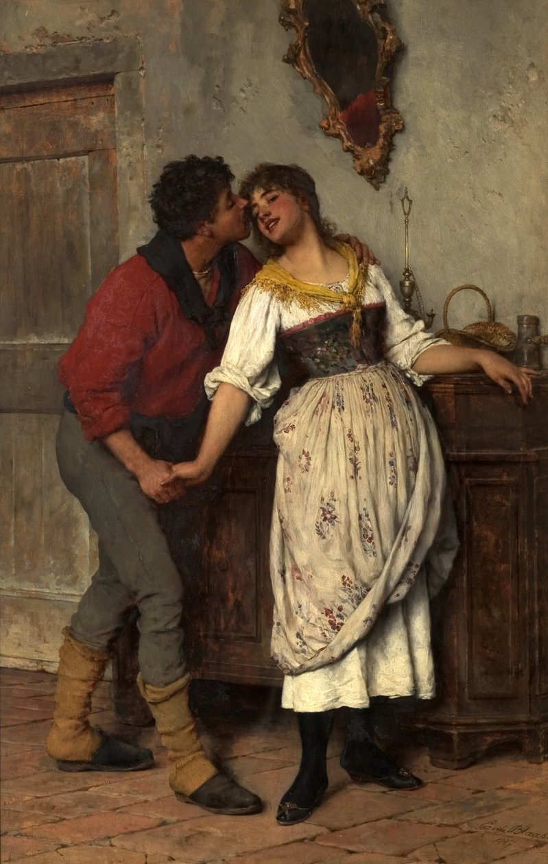 Antagen, 1887 av Eugen von Blaas