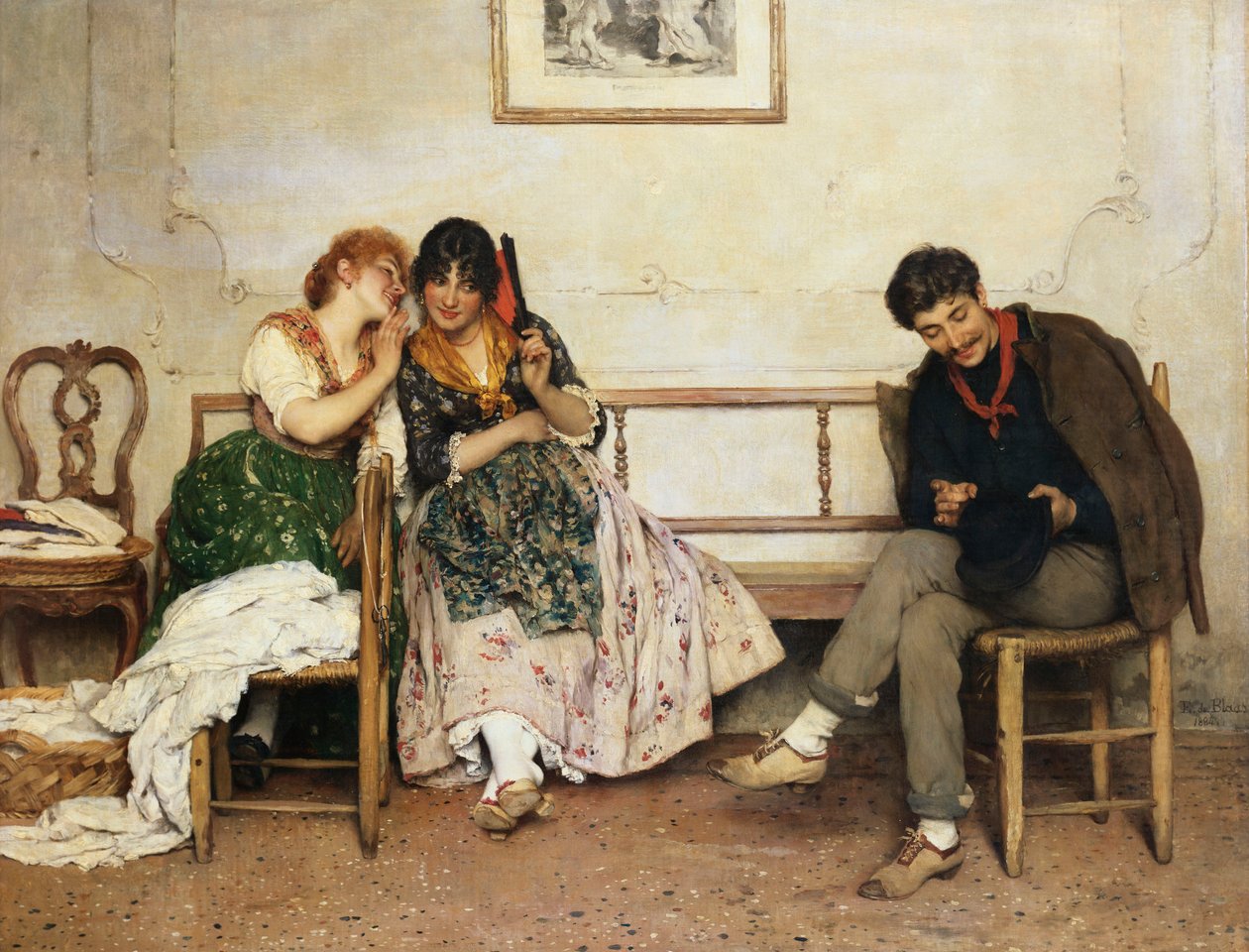 Förslag om kärlek, 1884 av Eugen von Blaas