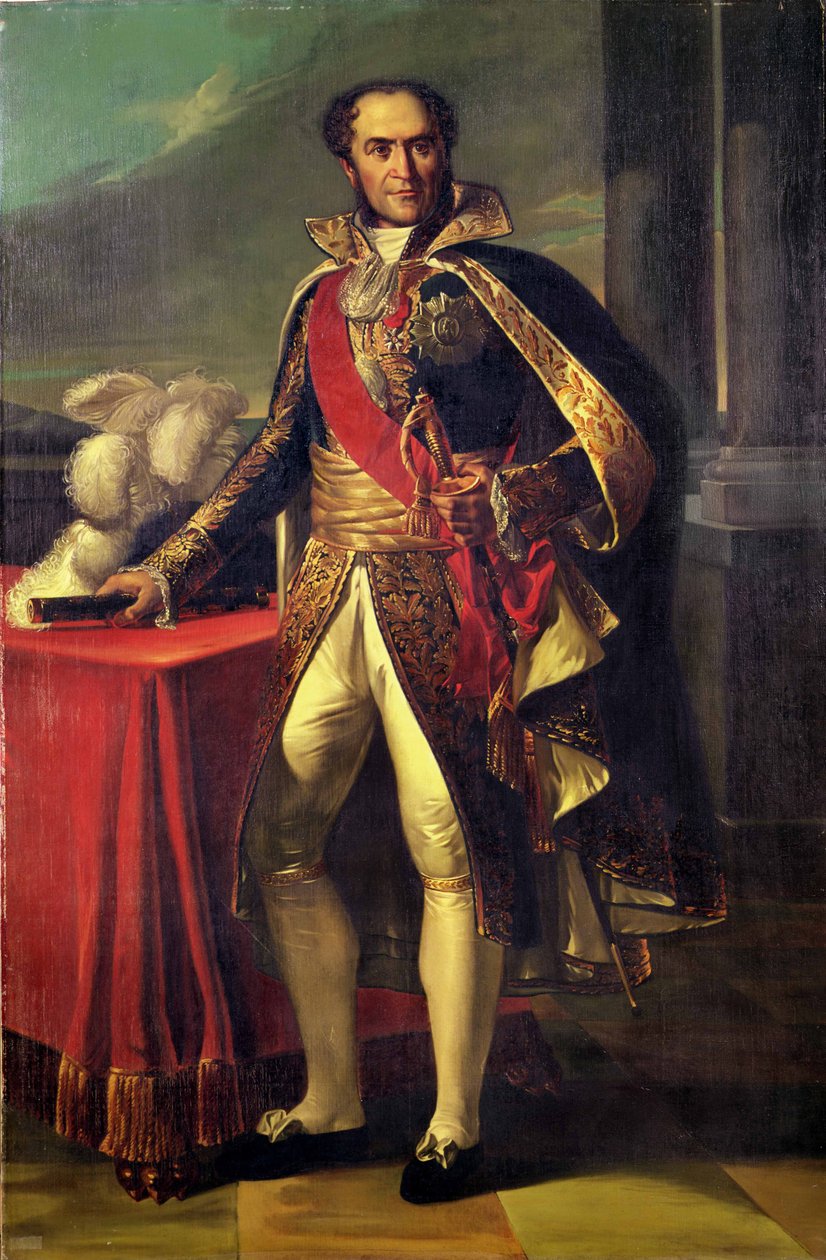 Guillaume Brune (1763-1815) efter en målning av Marie Guilhelmine Benoist (1768-1826) av Eugene Battaille
