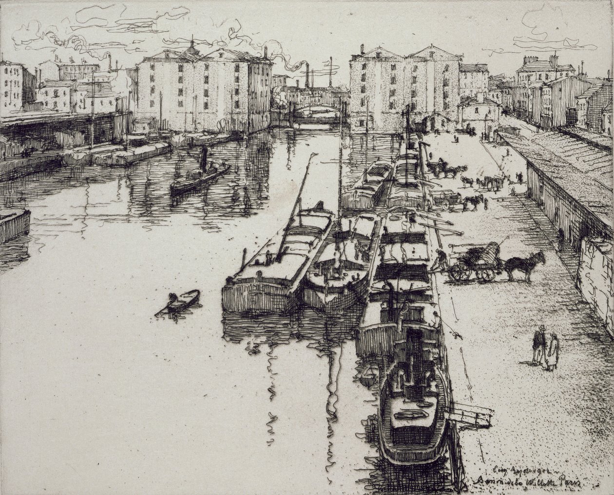 Bassin de la Villette, från 