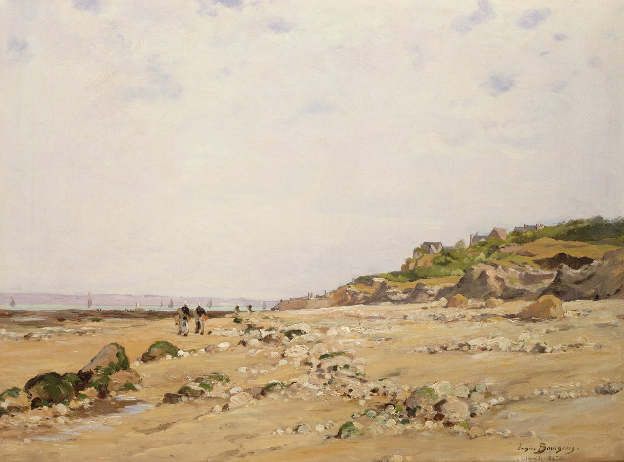 O le Matafaga i Villerville, 1887 swed av Eugene Bourgeois