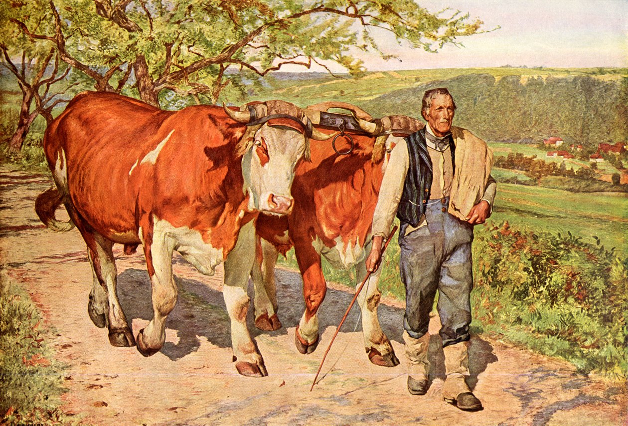 Landskap av Eugene Burnand
