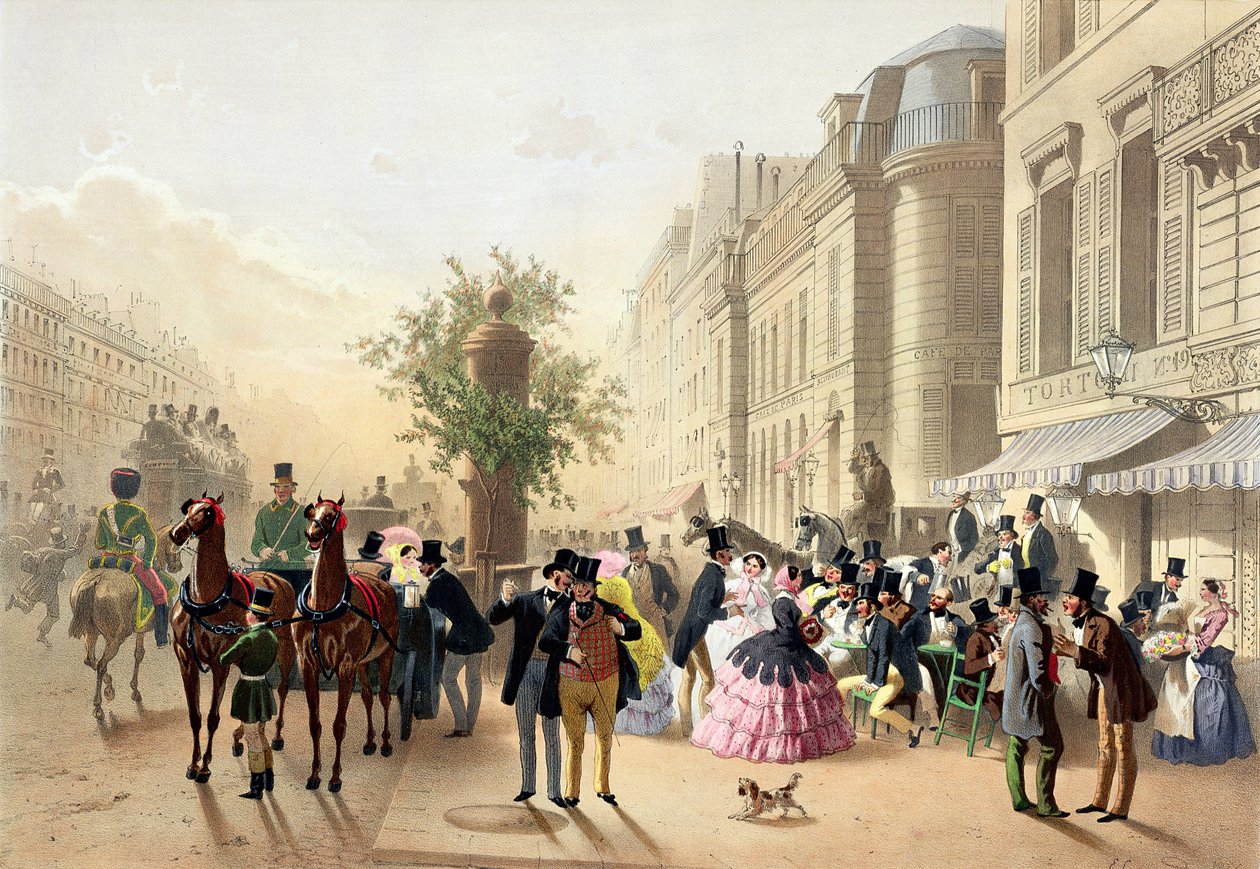 Boulevard des Italiens, från 