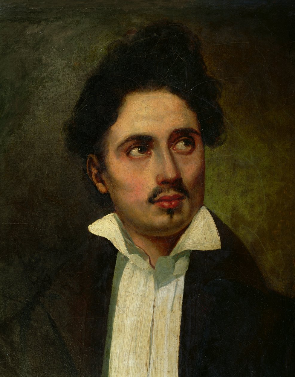Alexandre Dumas Pere (1803-70) som ung man, ca 1825-30 av Ferdinand Victor Eugene Delacroix