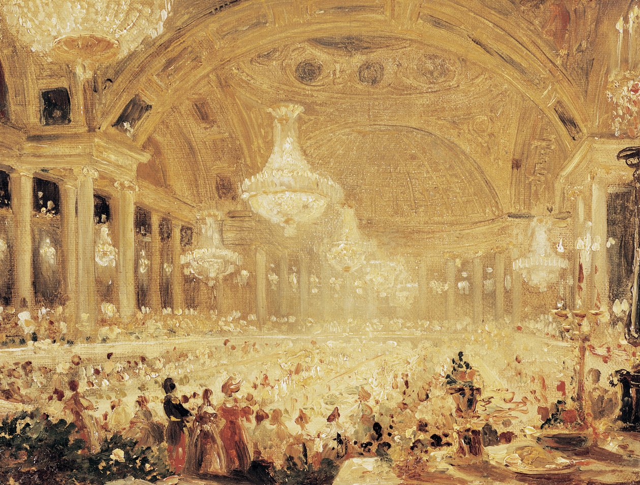 Middag på Tuilerierna av Eugene Emmanuel Viollet le Duc