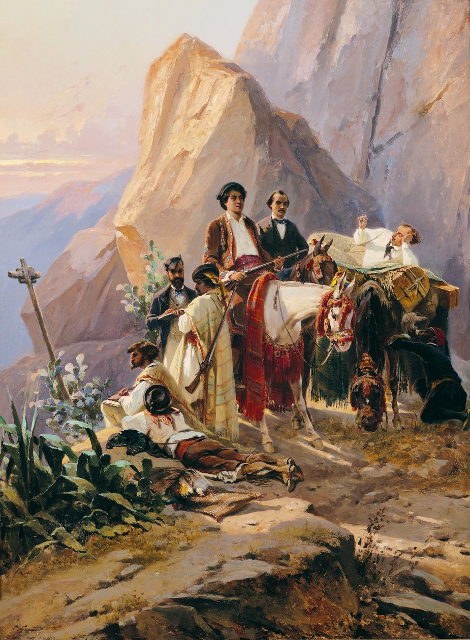 Resa från Paris till Cádiz, 1846 av Pierre François Eugène Giraud