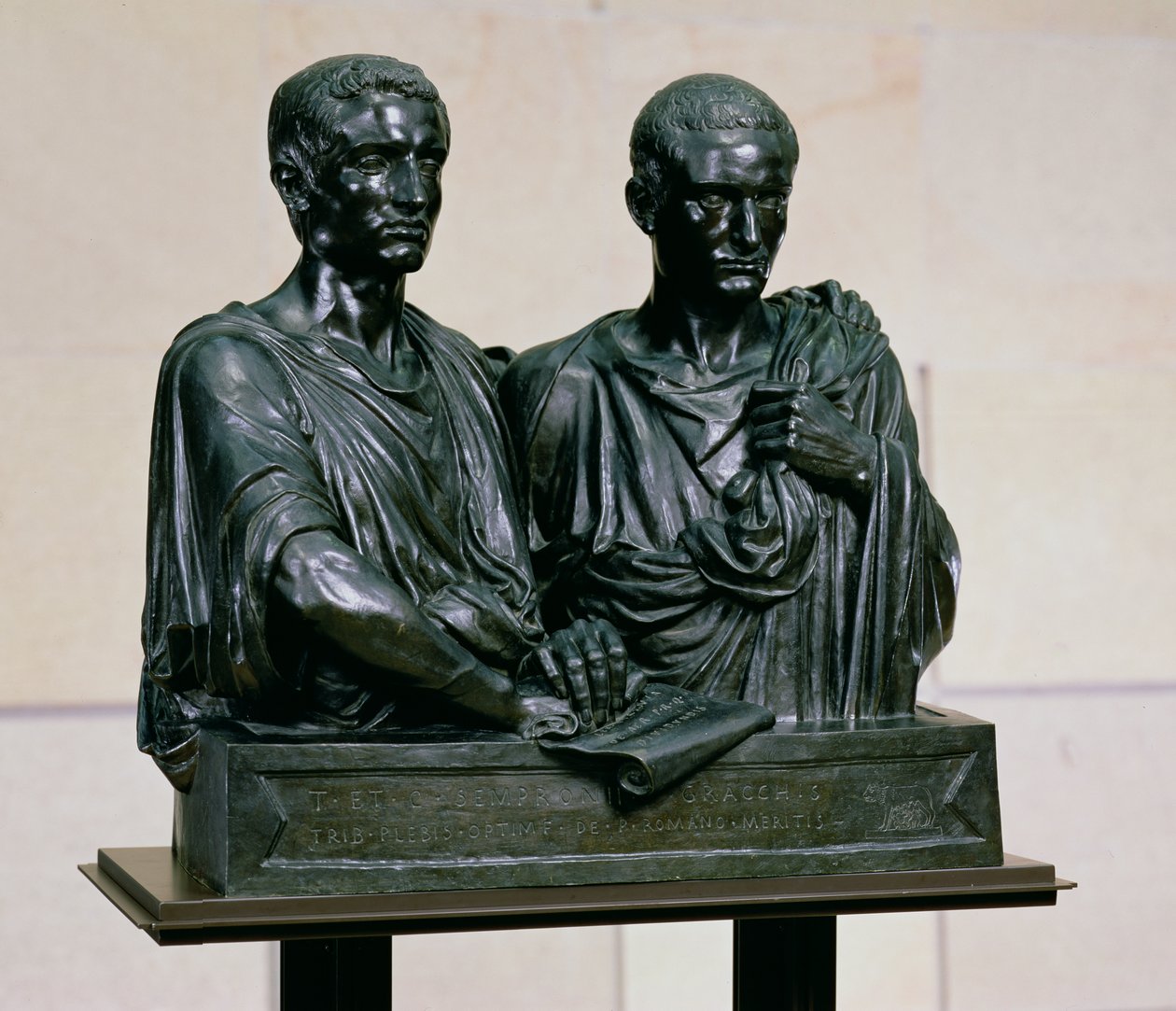 Cenotaph of the Gracchi, 1853 (brons) av Eugene Guillaume