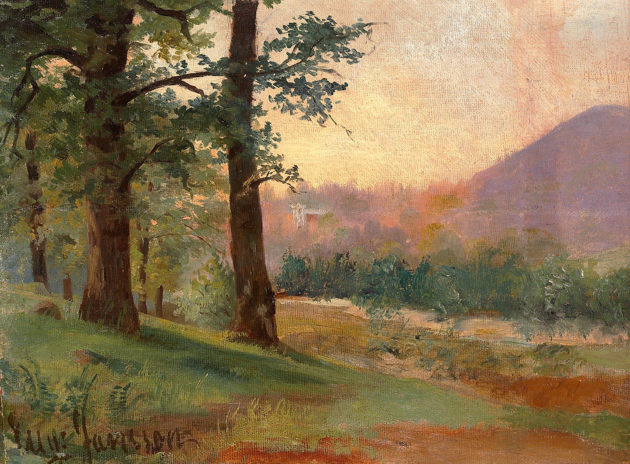  Vid skogsbrynetAt the forests edge av Eugène Jansson