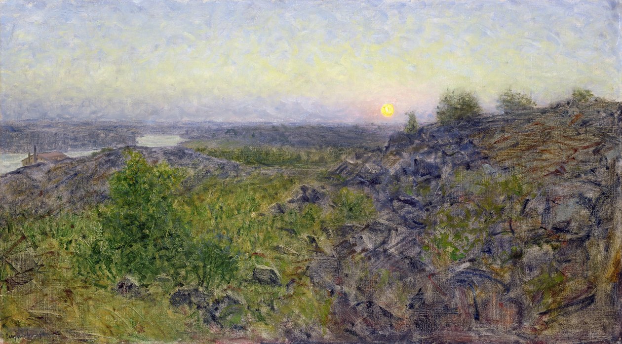Kväll på Tantobergen, 1893 av Eugène Jansson