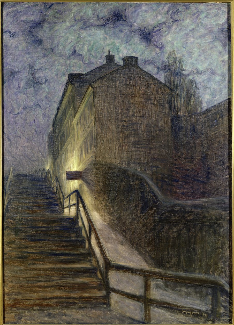 Motiv från Timmersmainsgatan, 1899 av Eugène Jansson