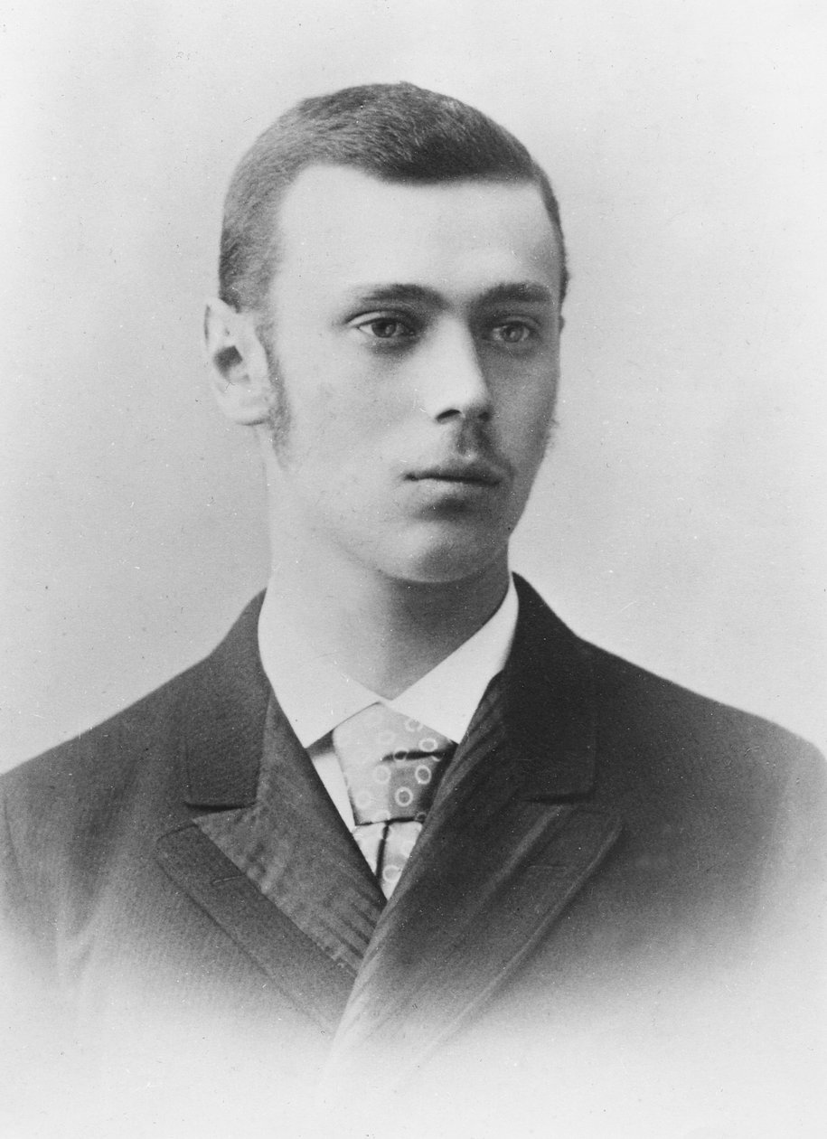 Storhertig George Alexandrovich av Ryssland, ca 1890 av Eugene Pirou