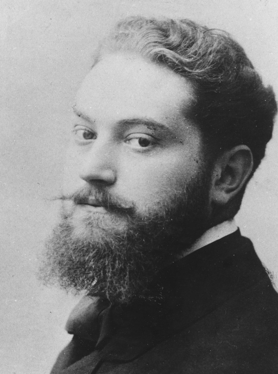 Porträtt av Albert Guillaume av Eugene Pirou
