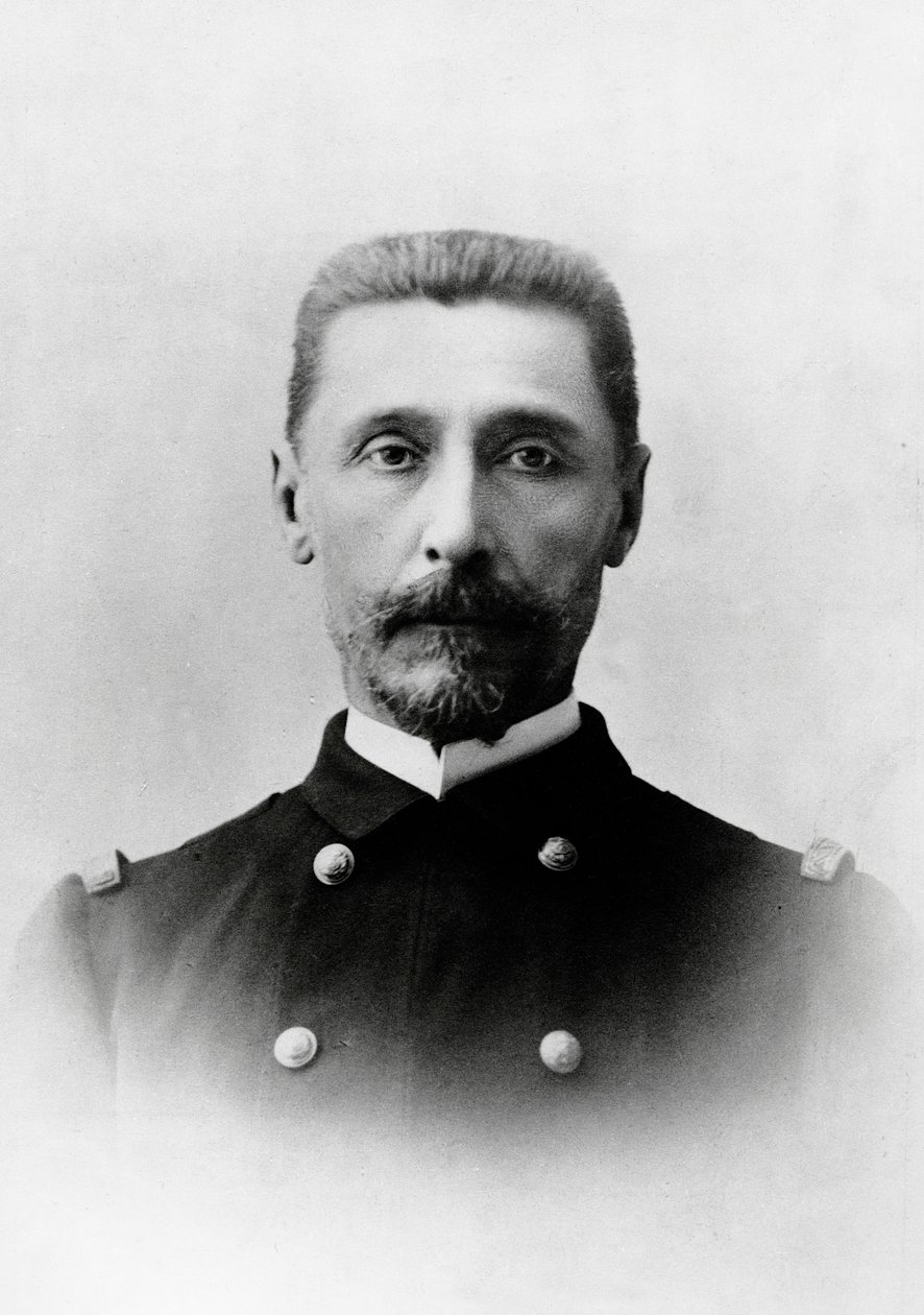 Porträtt av Alfred-Albert Gervais av Eugene Pirou