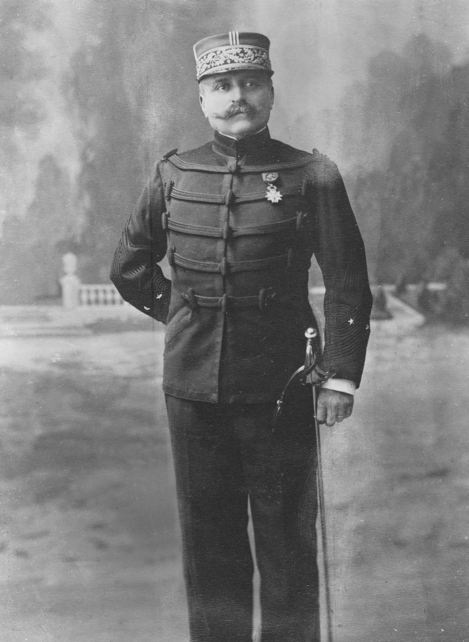Porträtt av Marie-Louis-Adolphe Guillaumat av Eugene Pirou