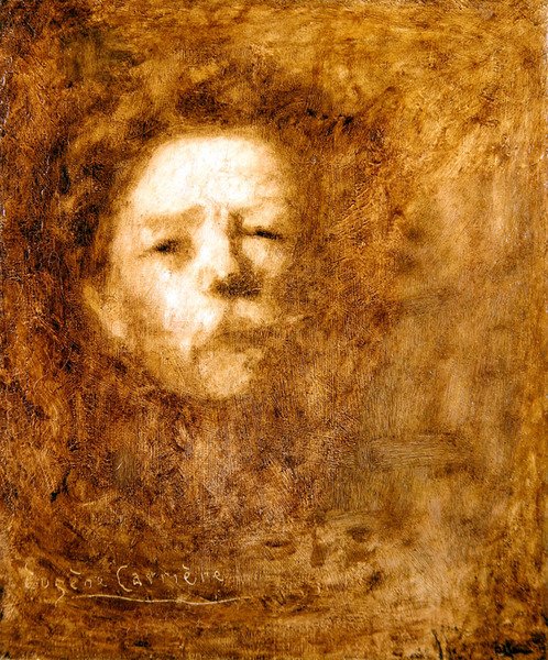 Porträtt av Eugene Carriere (olja på duk) av Eugene (after) Carriere
