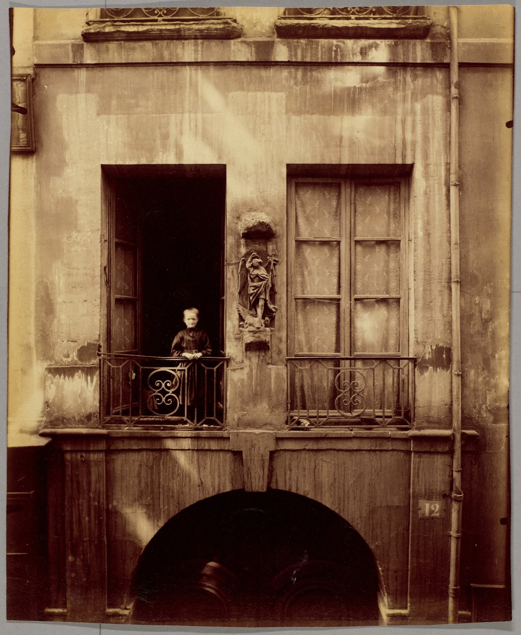 Tidigare Collège de Chanac, 12 rue de Bièvre av Eugène Atget