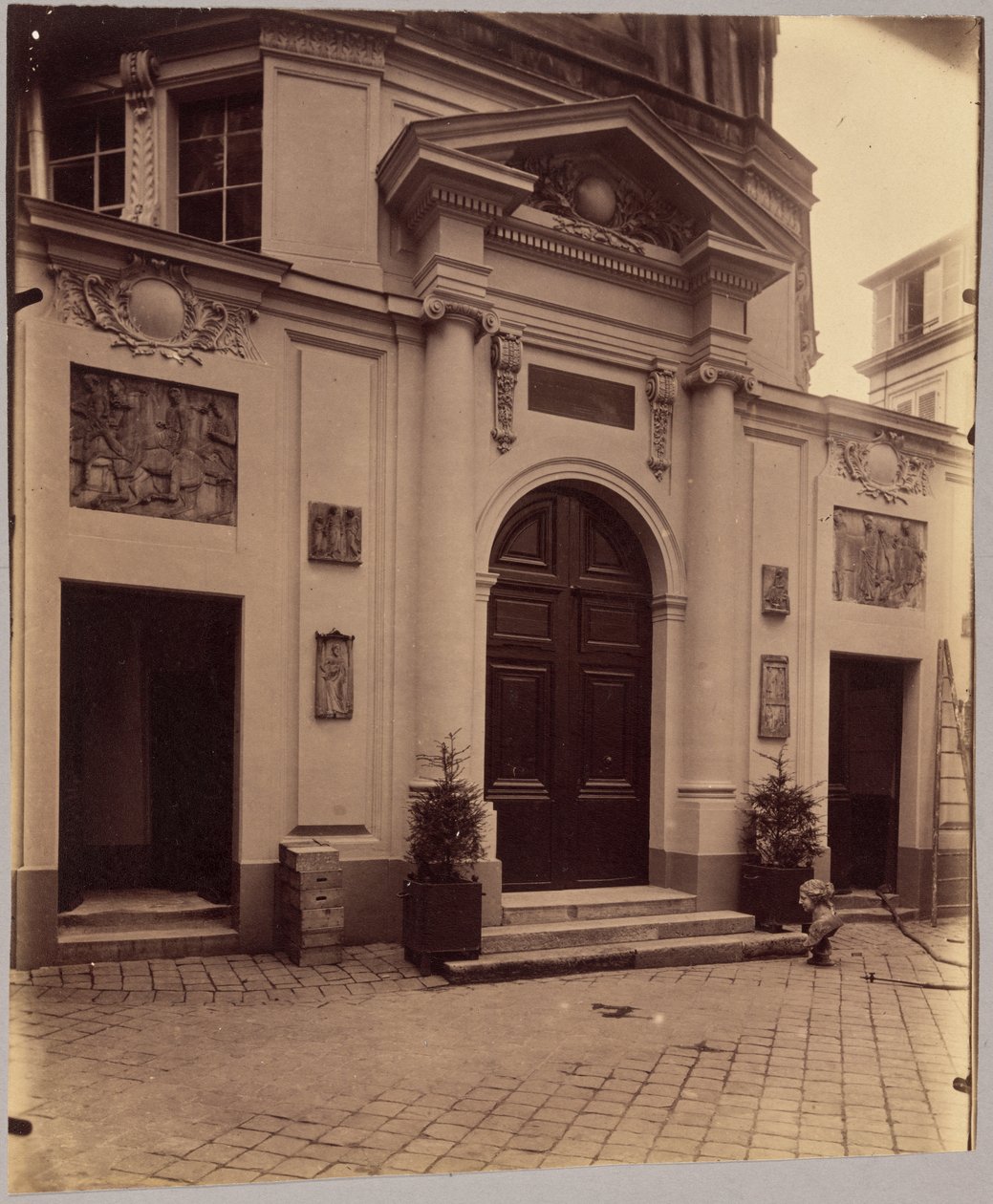 Den antika amfiteatern i Saint-Côme, rue de l