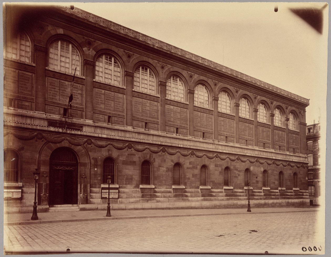 [Bibliothèque Sainte-Geneviève, Place du Panthéon] av Eugène Atget