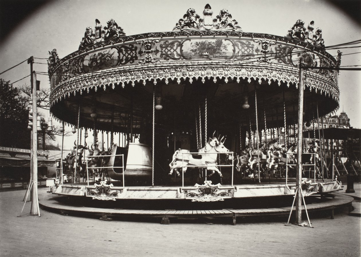 Karusell av Eugène Atget
