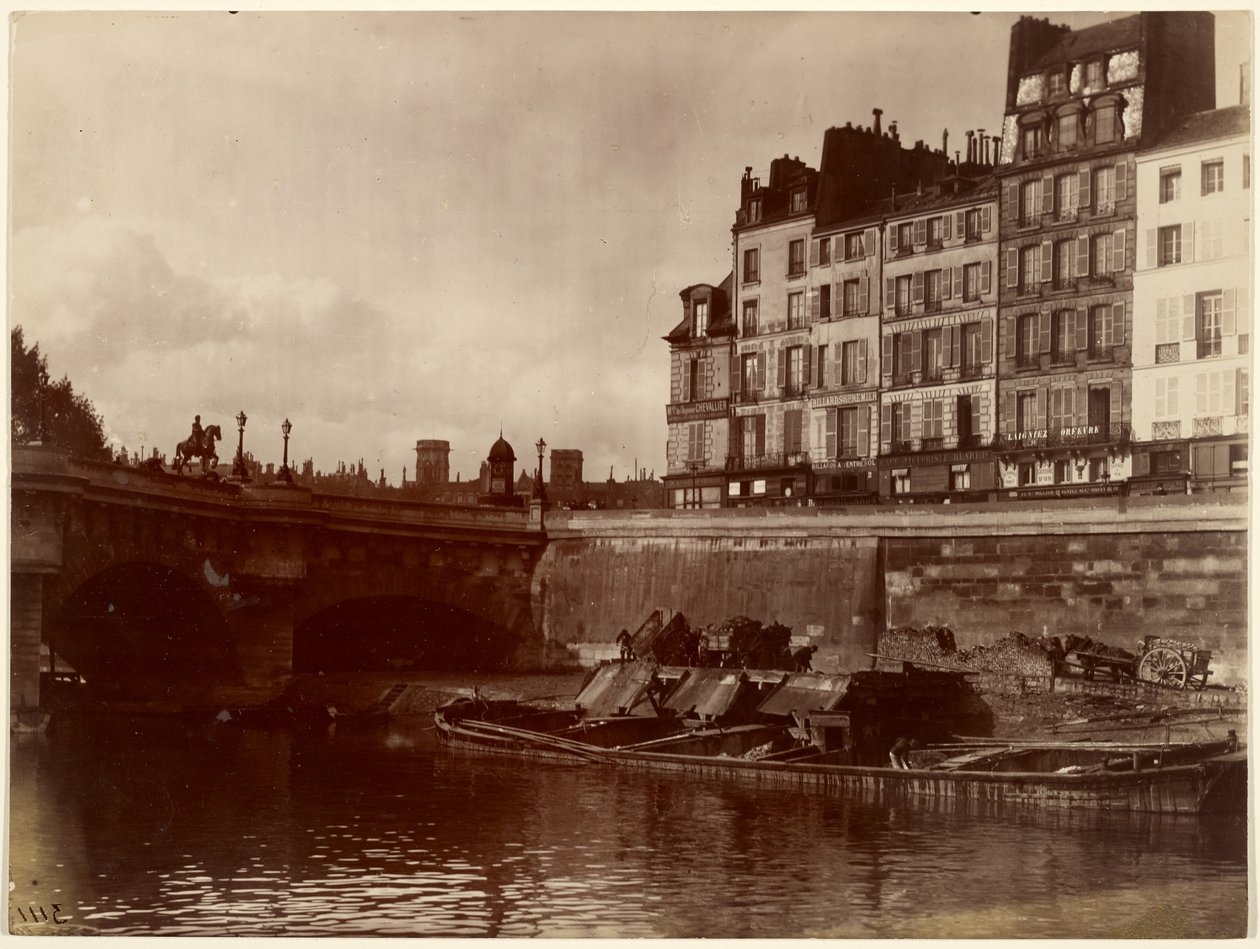 Hörn av Pont Neuf av Eugène Atget