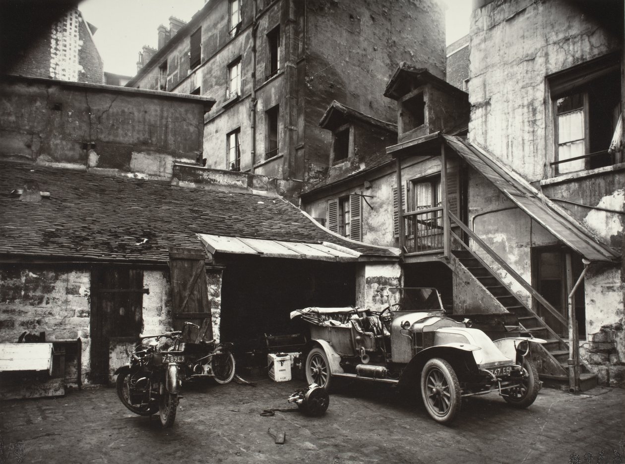 Gård, Rue de Valence av Eugène Atget