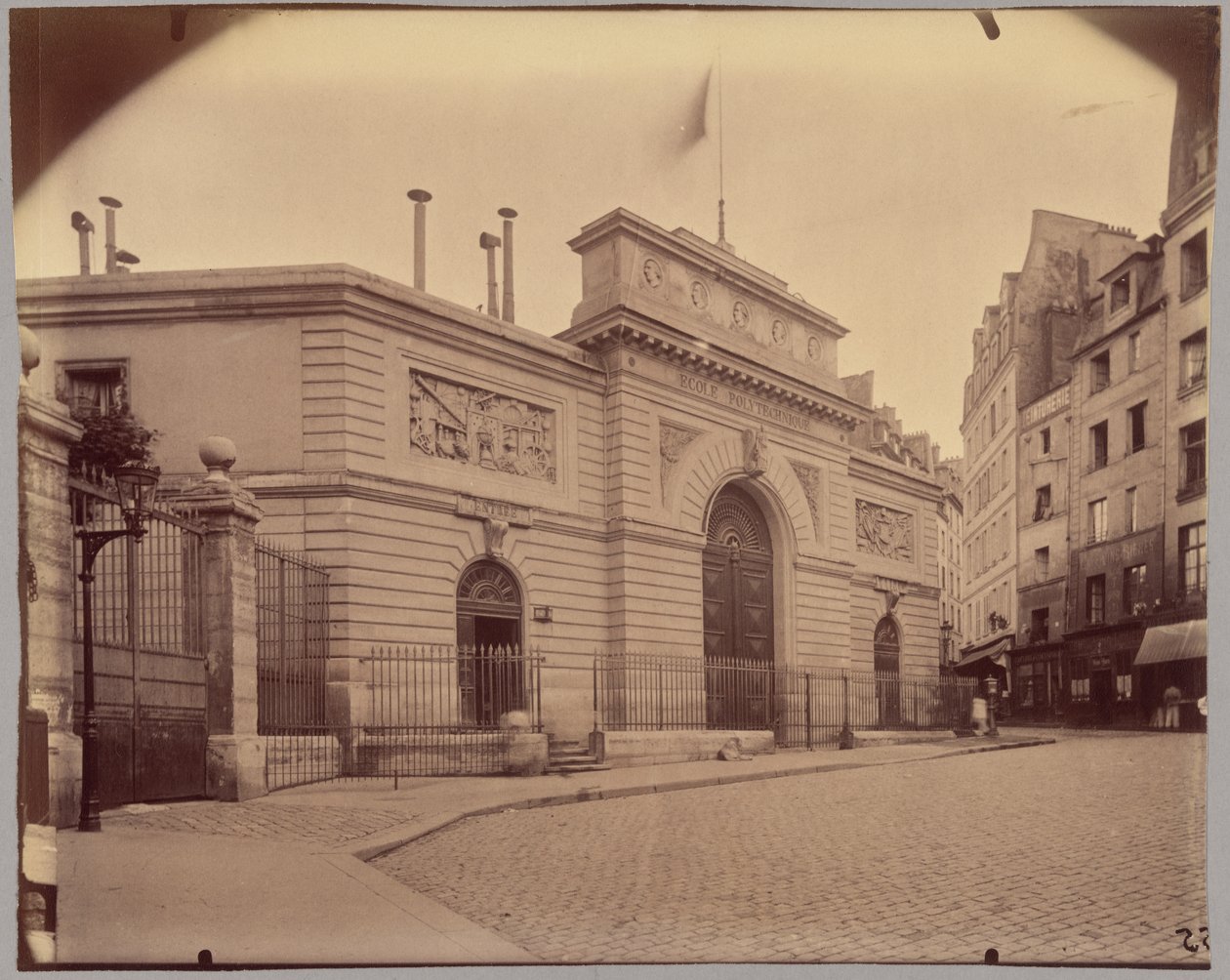 École polytechnique, Rue Descartes av Eugène Atget