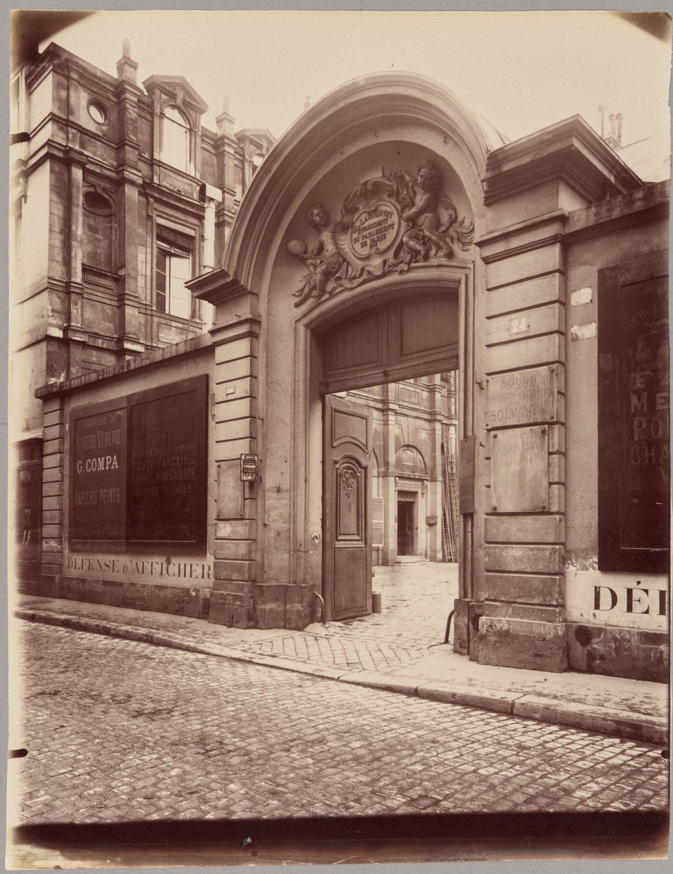 Hôtel Lamoignon, 24 rue Pavée av Eugène Atget