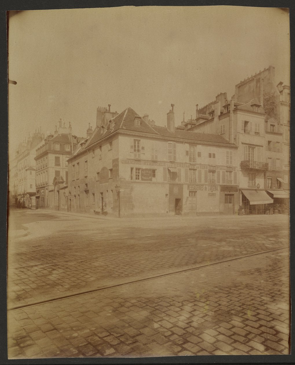 Hôtel Lavieuville, Quai des Célestins av Eugène Atget