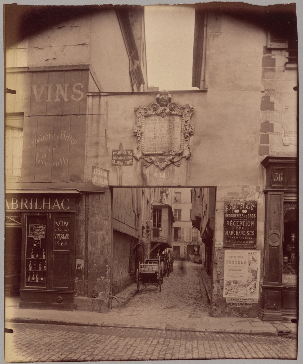 Återvändsgränden Barbette av Eugène Atget