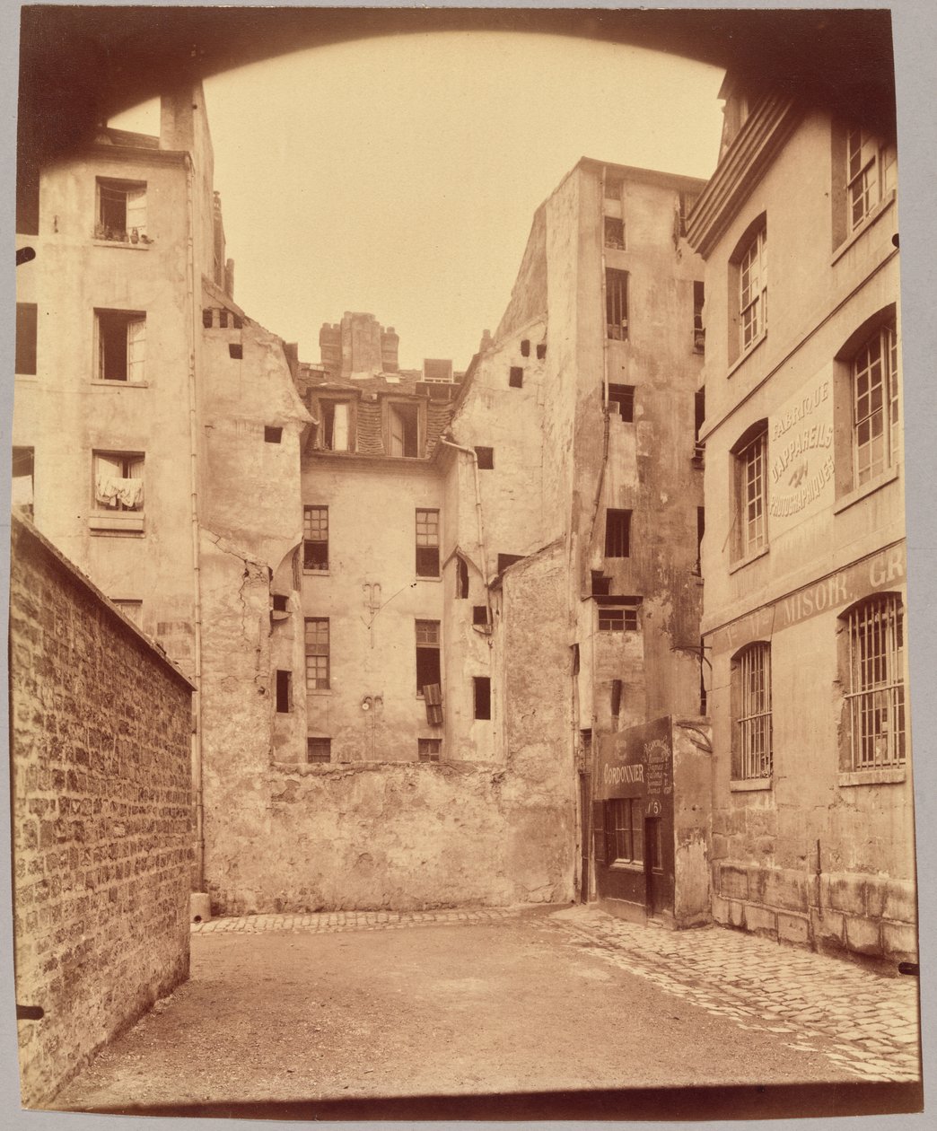 Återvändsgränden du Bœuf, rue Valette av Eugène Atget