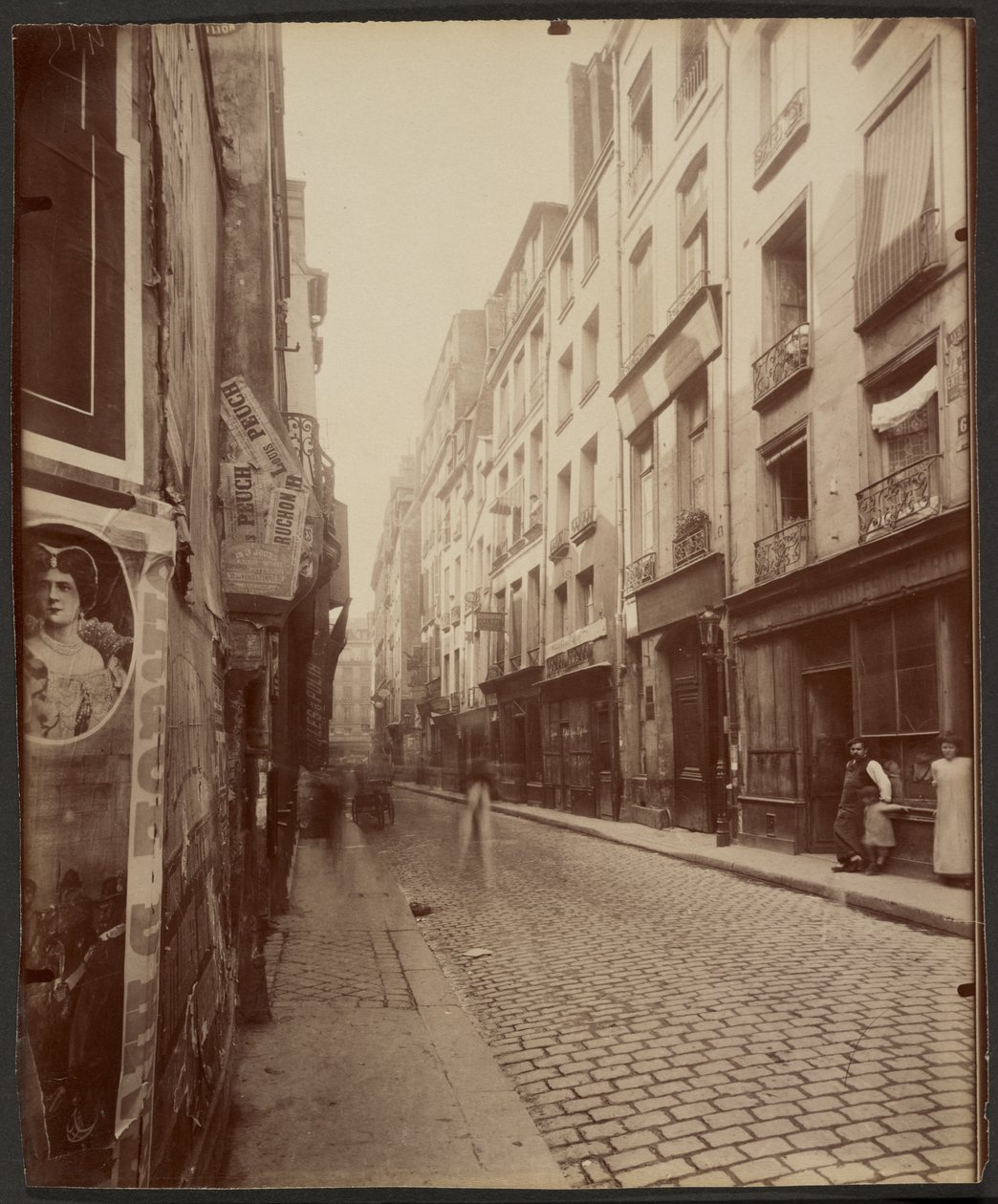 Husen på rue Grenier Saint-Lazare 4, 6, 8 av Eugène Atget