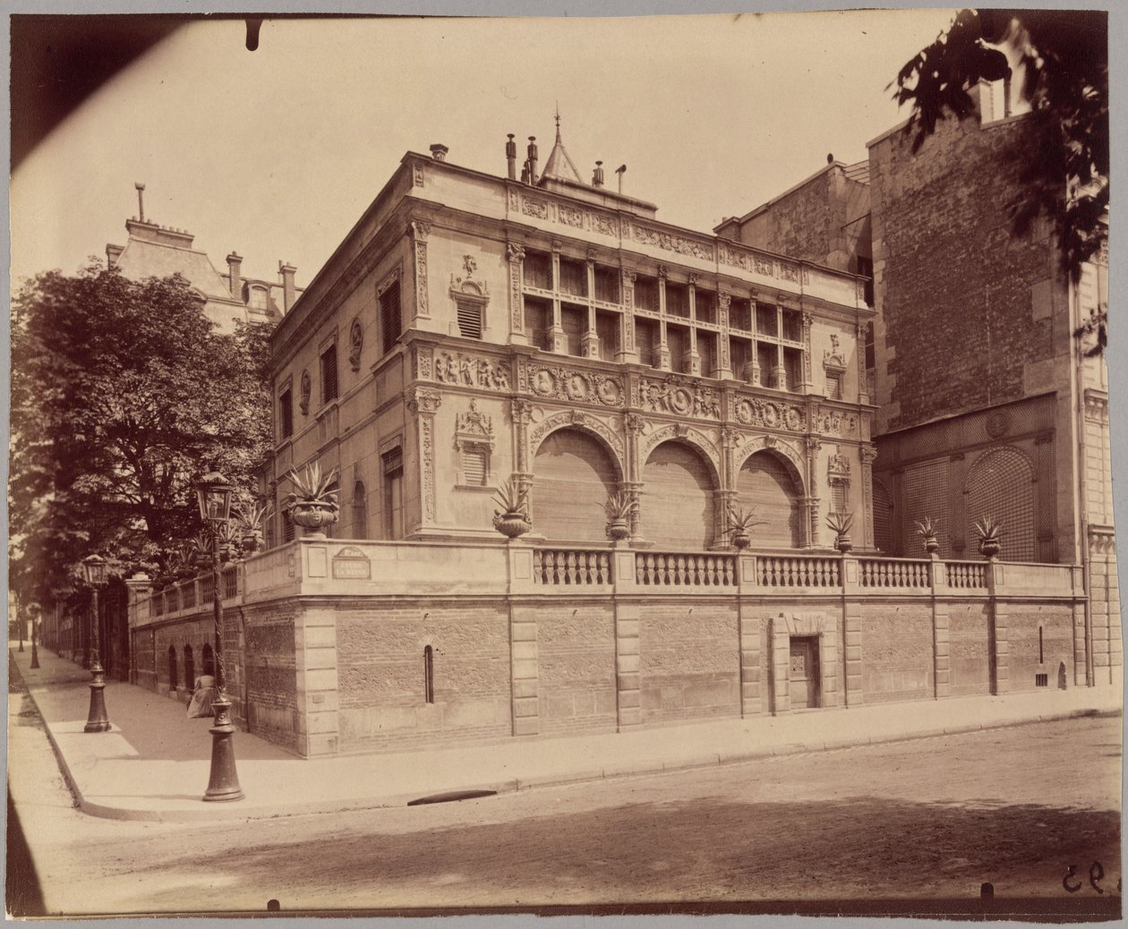 Maison François, Cours-la-Reine av Eugène Atget