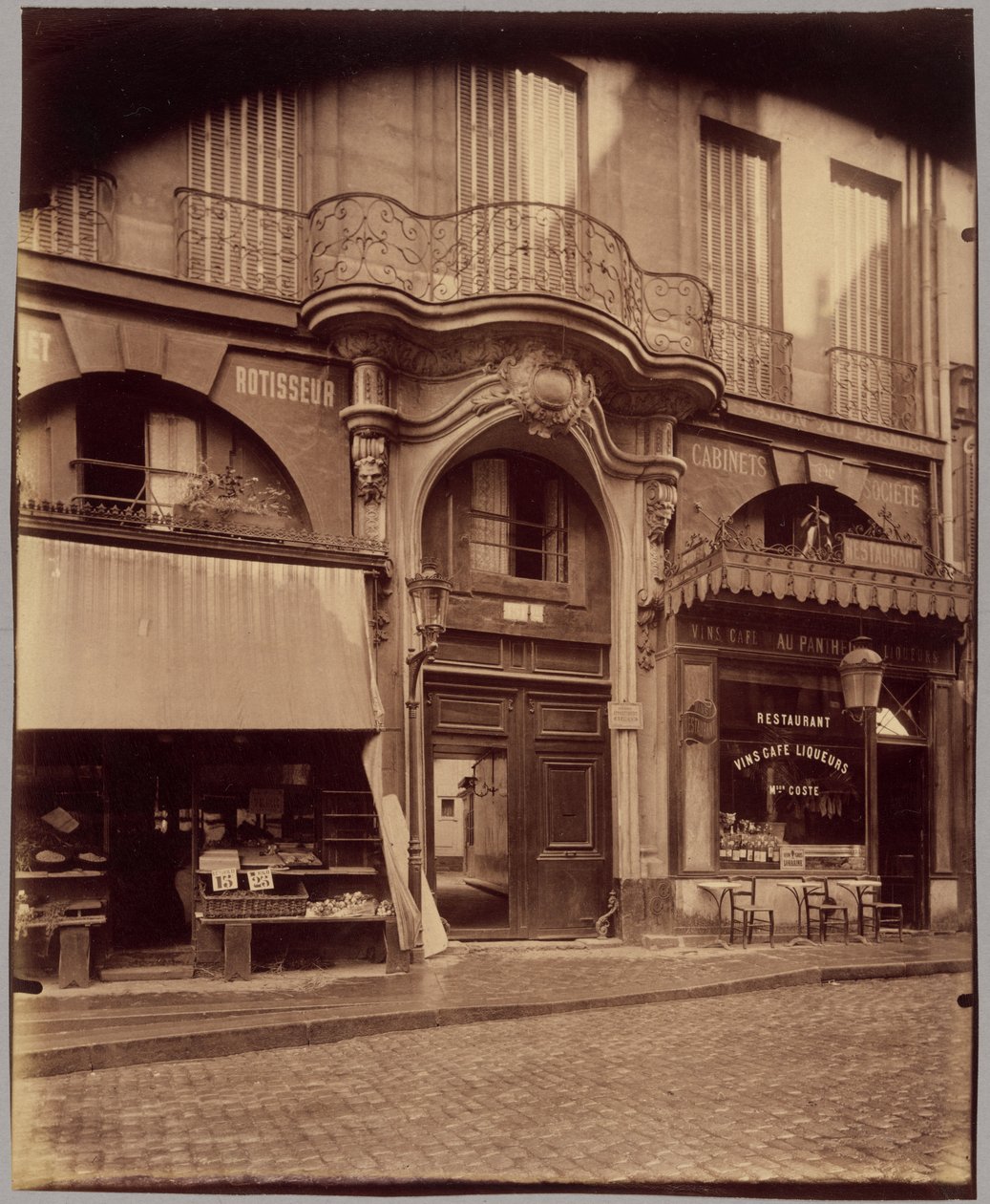 Hus på Rue Saint-Jacques av Eugène Atget