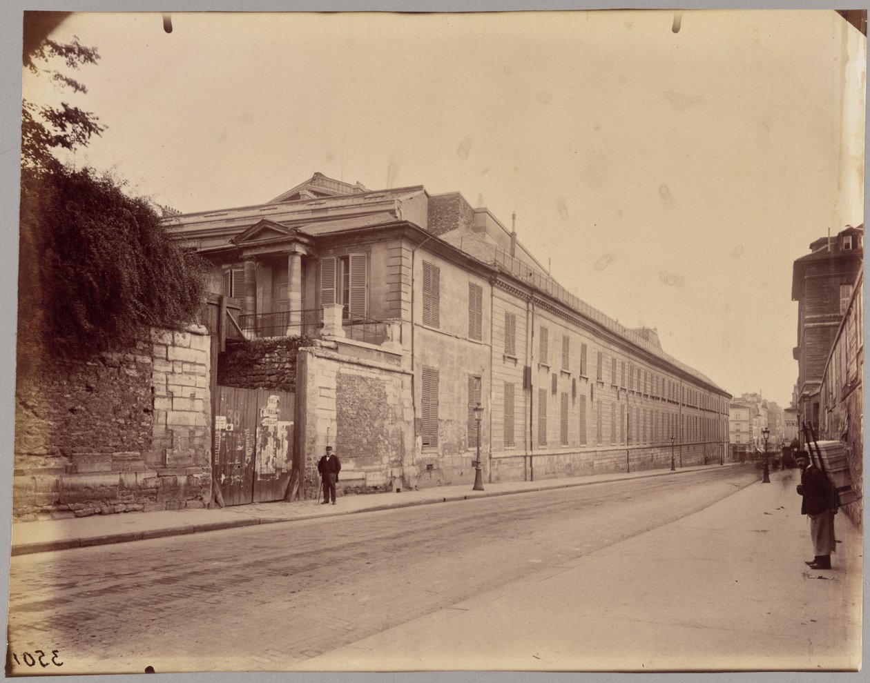 Naturhistoriska museet, rue Geoffroy Saint-Hilaire av Eugène Atget