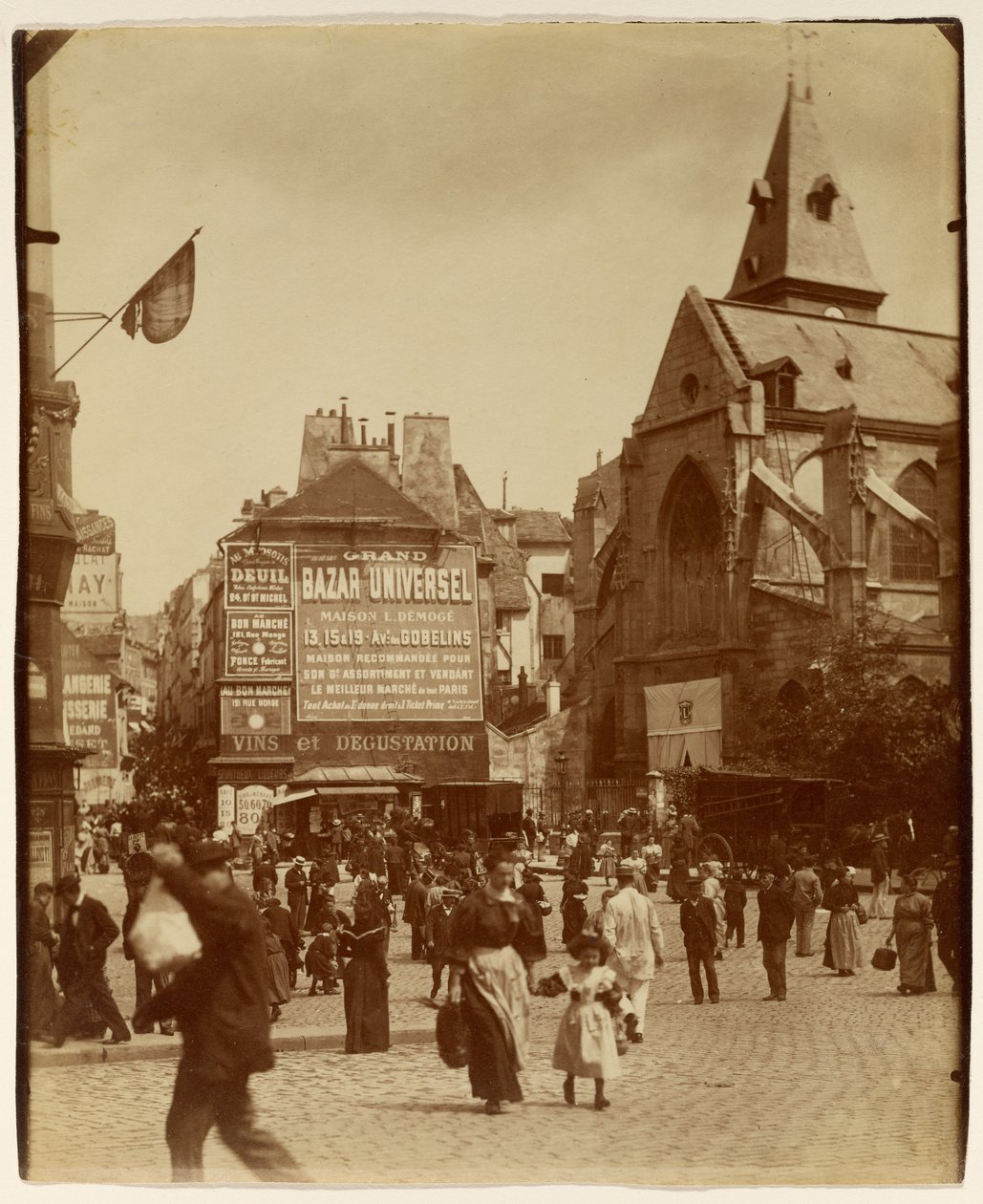 [Place Saint-Médard] av Eugène Atget