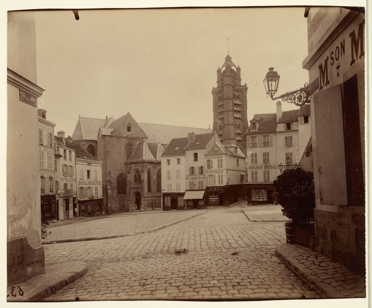 Pontoise, Place du Grand Martroy av Eugène Atget