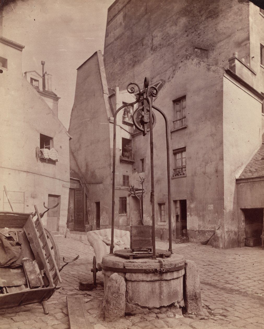 Rue Saint-Jacques av Eugène Atget