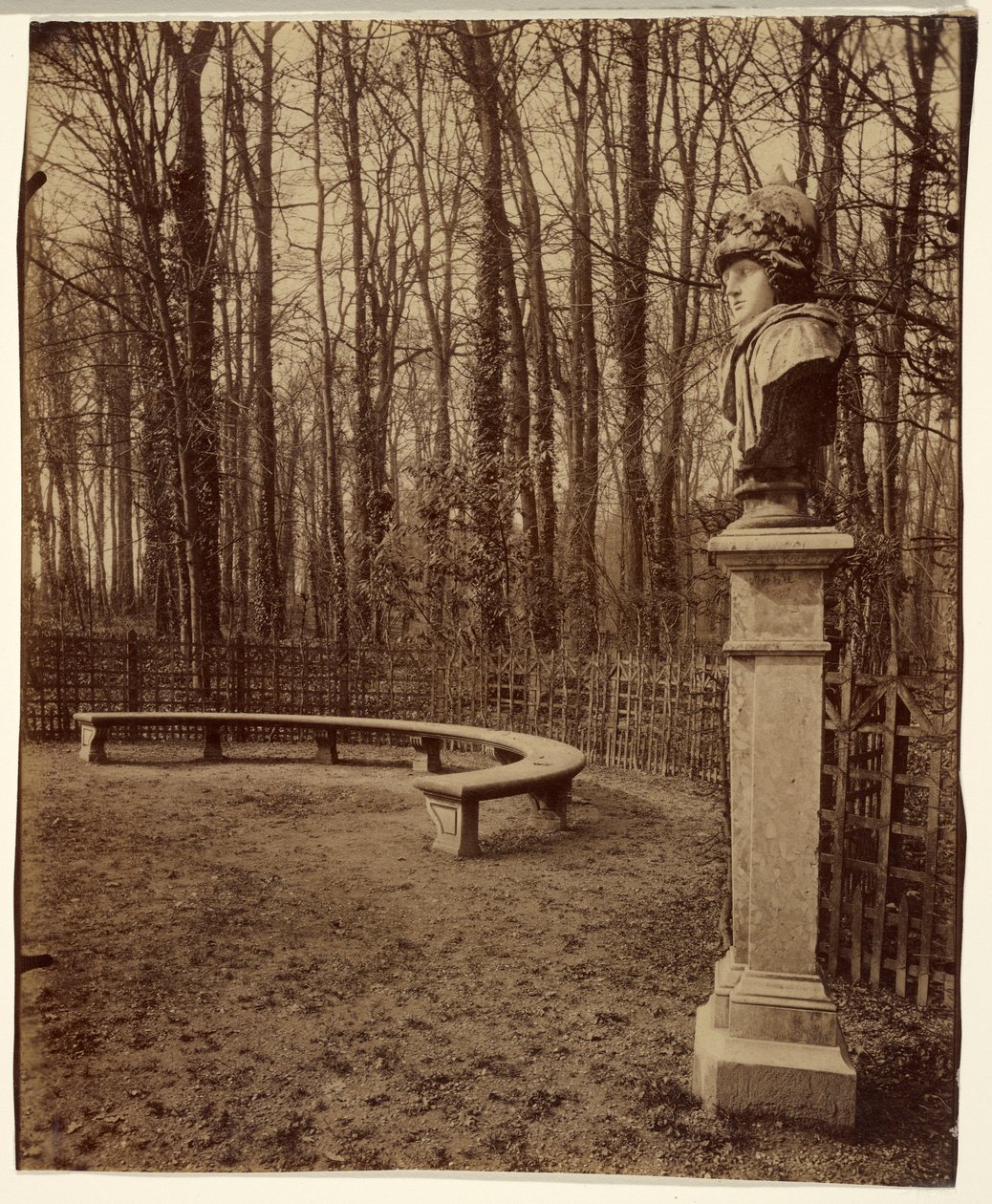 Versailles, lunden vid Triumfbågen (Skulptur, parken i Versailles) av Eugène Atget