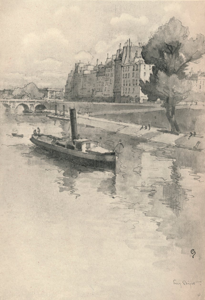 Quai des Orfevres, 1915 av Eugene Bejot
