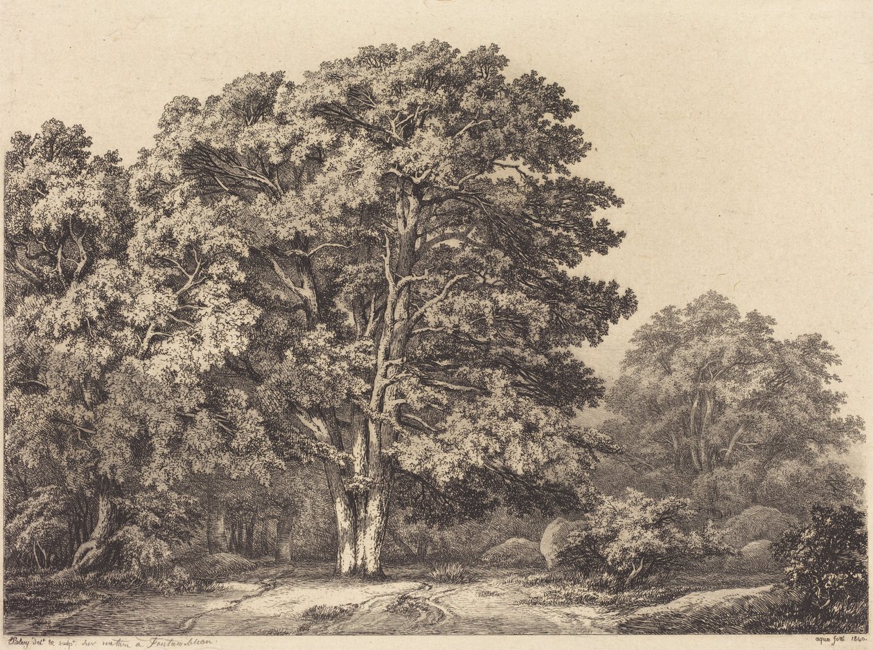 Ingång till en skog av Eugene Bléry