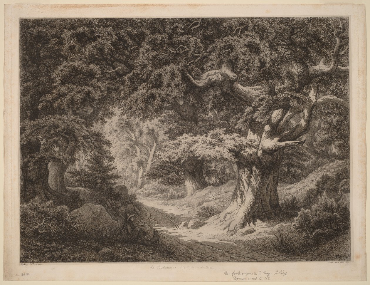 Charlemagne, Fontainebleauskogen av Eugene Bléry