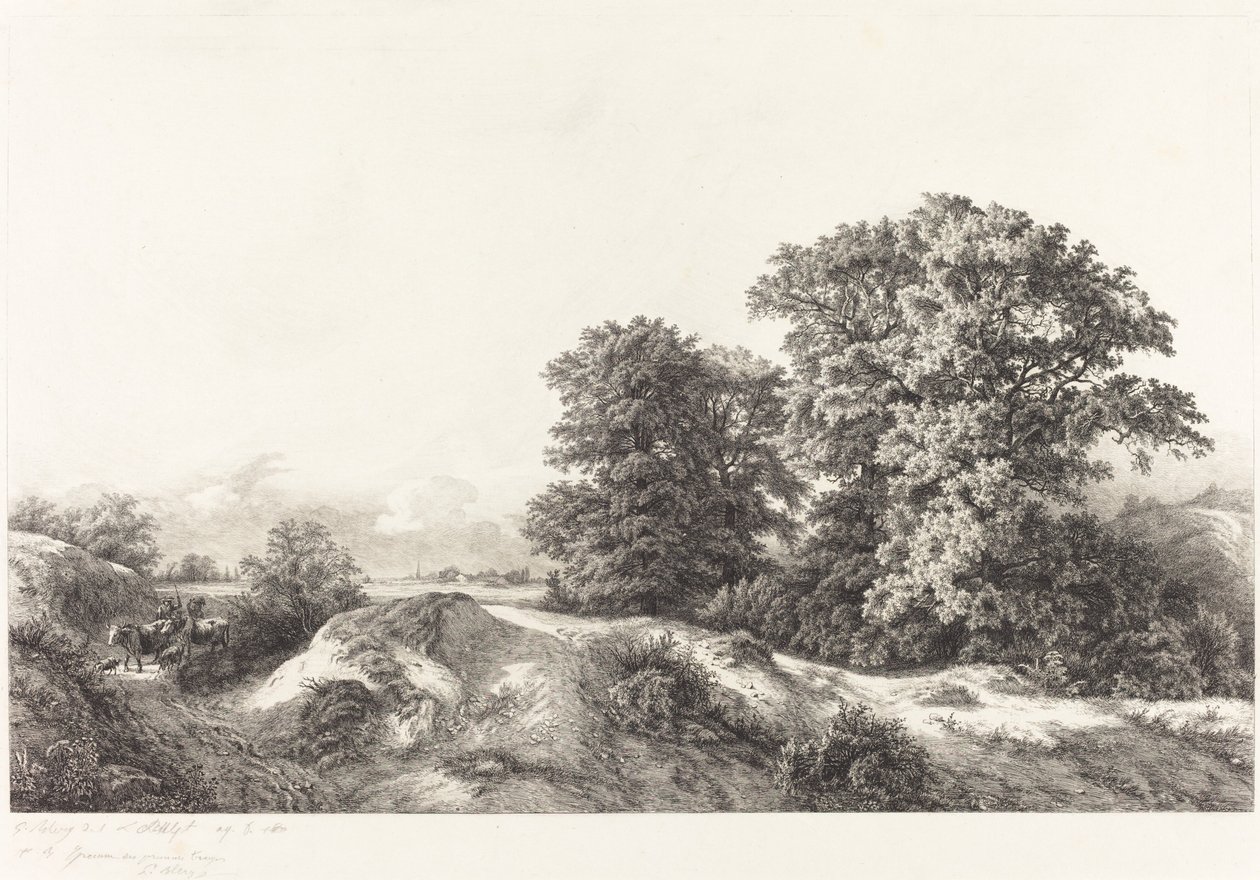 Ekar i Vaux de Cernay av Eugene Bléry