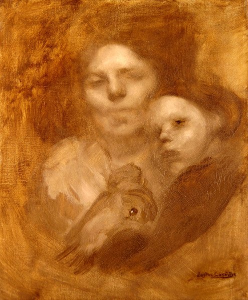 Mamma och barn av Eugène Carrière